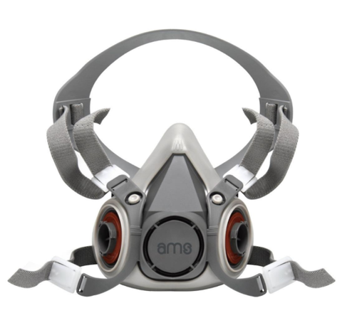 Mặt Nạ Phòng Độc Nửa Mặt AMS A620, 1 Cái/Túi, 10 Túi/Hộp, 80 Cái/Thùng