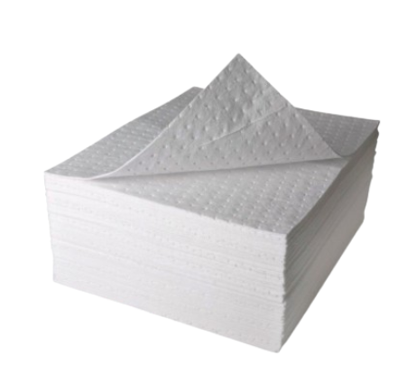 Giấy Thấm Dầu, Green Filter, Sợi PP, Màu Trắng, 41x46cm, Dày 3mm, 100 Tấm / Thùng