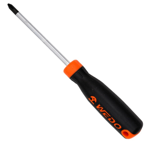 Phillips Screwdriver, WD611 Series, PH0x75-PH3x300mm, WEDO, Steel