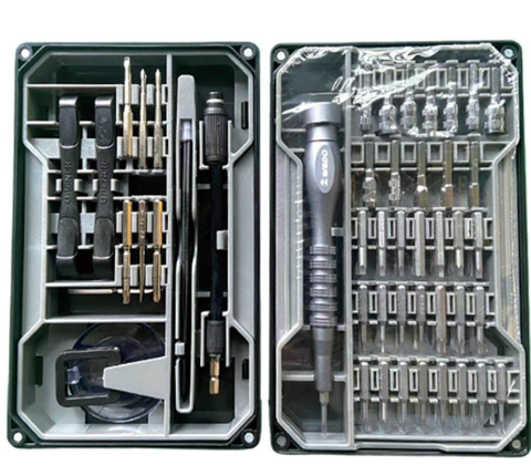 73PCS Precision Screwdriver Bits Set, WD1504-73, 73pcs, WEDO, Steel