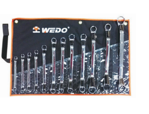 12PCS Double Box Offset Wrench Set, WD202B12, 6×7,8×9,10×11,12×13,14×15,16×17,18×19,20×22,21×23,24×27,25×28,30×32mm, WEDO, Steel