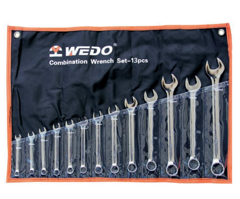 13PCS Wrench, Double Box Offset, WD203B13, 6×7,8×10,10×12,1 1×13,12×14,14×17,16×18,17×19,19×22,21×23,22×24,24×27,30×32, WEDO, Steel