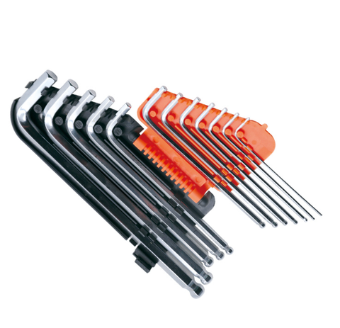 12pc Long Arm Ball Point Hex Key Set SAE, WD266, 1/16