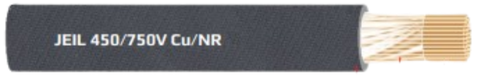 Dây Cáp Hàn JEIL M16–M95 (16–95mm²) Cáp Mềm Vỏ Bọc Cao Su Tự Nhiên 450/750V Cu/NR