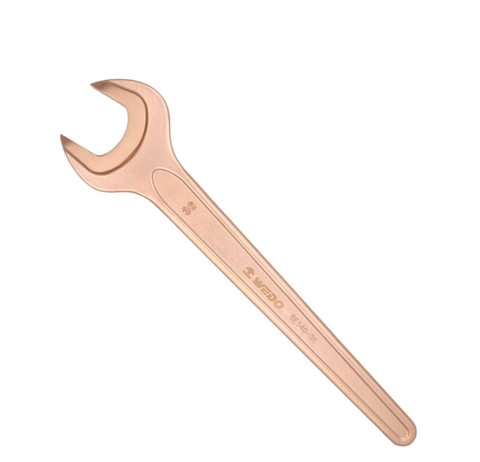 Wrench, Single Open End (DIN894), WEDO, Non-Sparking, Be-Cu, Mã BE140, 8-75mm