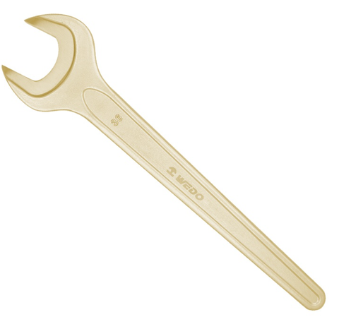 Wrench, Single Open End (DIN894), WEDO, Non-Sparking, Al-Br, Mã AL140, 8-75mm