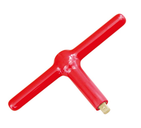 Dipped Sliding T Type Wrench, INA6303A Series, Al-Br, WEDO, Insulated Non-Sparking