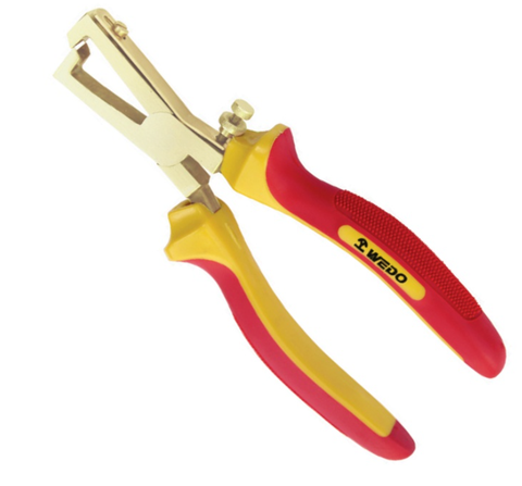 Injection Wire Stripping Pliers, INA6207-1002, Al-Br, WEDO, Insulated Non-Sparking