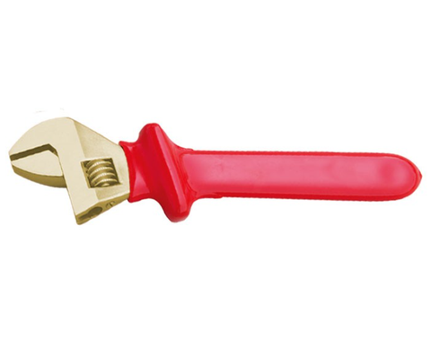 Dipped Wrench,Adjustable, INA6402A Series, Al-Br, WEDO, Insulated Non-Sparking