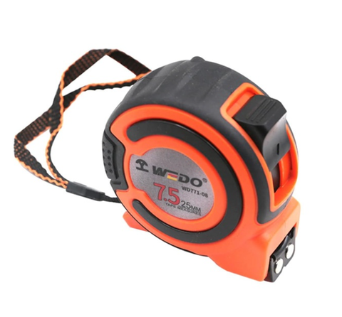 Tape Measures, WD771 Series, 3-7.5m (16-25mm), WEDO, Steel