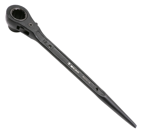 One Side Ratchet Socket Wrench, WD224 Series, 10-50mm, WEDO, Steel