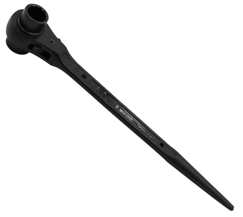 One Head Ratchet Socket Wrench, WD223 Series, 12x14-55x60mm, WEDO, Steel