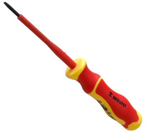 Slotted Screwdriver, IN511 Series, 2.5x75-8x175mm, WEDO, Insulated Steel