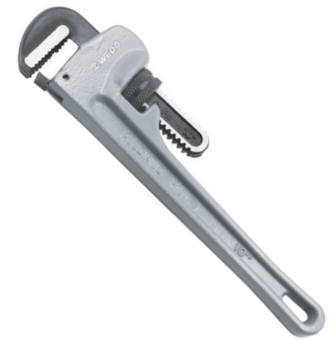 Aluminum Pipe Wrench, WD309 Series, 200-1200mm, WEDO, Steel