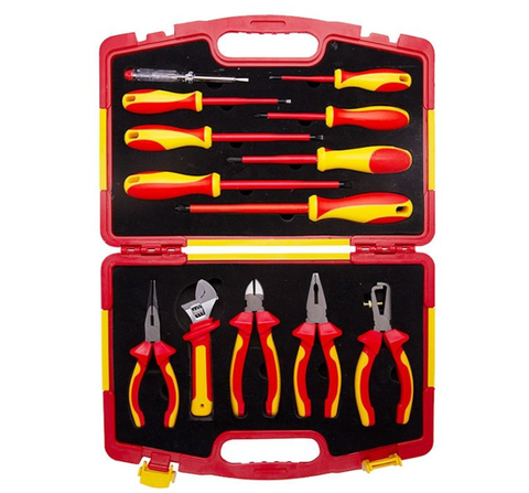 Insulated Tools Set-13pcs, IN544G-13, 13pcs, WEDO, Insulated Steel
