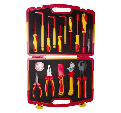 Insulated Tools Set-16pcs, IN544H-16, 16pcs, WEDO, Insulated Steel