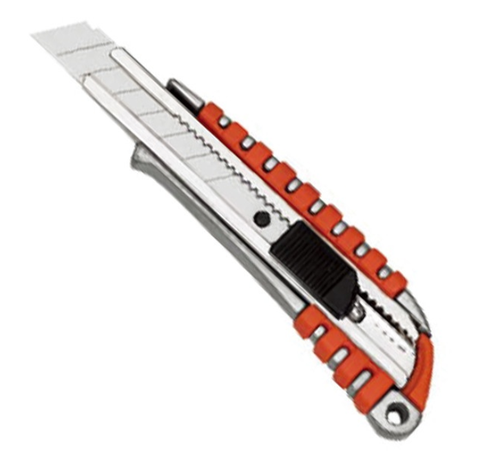 Aluminum Alloy Utility Knife, WD551-02, 18mm, WEDO, Steel