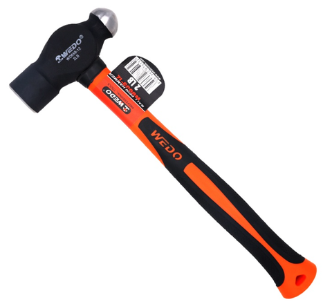 American Type Ball Pein Hammer With Plastic Coating Handle, WD659 Series, 1-3mm, WEDO, Steel