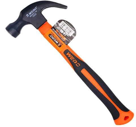 American Type Claw Hammer With Plastic Coating Handle, WD651 Series, 8-16OZ, WEDO, Steel