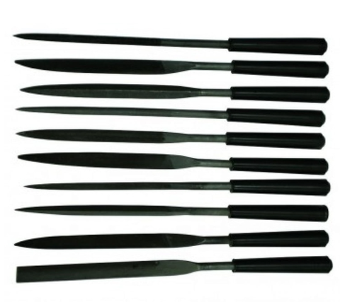 10PCS Diesiler's File, WD561 Series, 3x140x10-5x180x10mm, WEDO, Steel