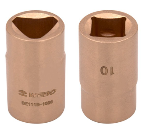 Socket Wrench, Triangular, WEDO, Non-Sparking, Be-Cu, Mã BE111B, 6-24mm
