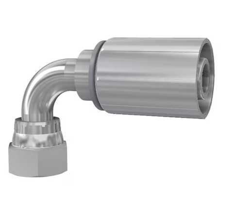 13946-6-8, Parker, JIC Hose fitting, 46 series Parkrimp No skive 90 deg