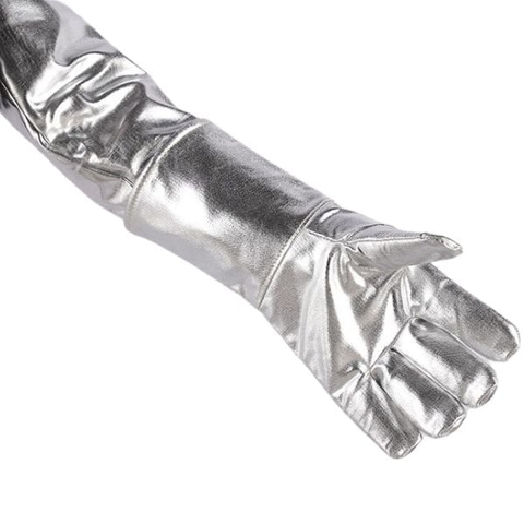 Bao Tay Tráng Nhôm Chịu Nhiệt Bức Xạ 500-1000°C, Dài 37cm