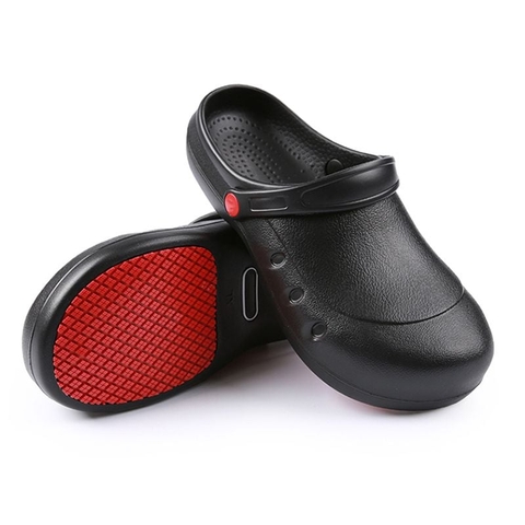 Giày Bếp Mũi Thép VESTA S083 (Nhiều Màu: Đen/Trắng) (Nhiều Size: 36 Tới 45)