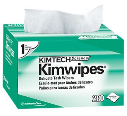 Giấy Lau Phòng Sạch 1 Lớp Kimberly Clark KIMTECH Kimwipes Science Delicate Task 34120A, 11x21.3cm, 280 Tờ/Hộp, 30 Hộp/Thùng