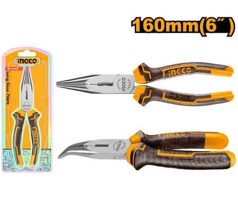 Kìm Mũi Cong 6 Inch/160mm Ingco