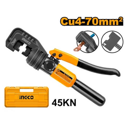 Kìm Bấm Cos Thủy Lực 4-70mm2 Ingco