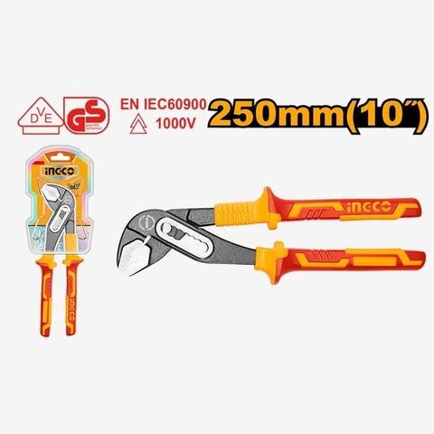 Kìm Mỏ Quạ Cách Điện 10 Inch/250mm Ingco
