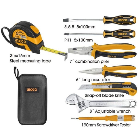 Bộ Dụng Cụ Gia Đình 8 Chi Tiết Ingco