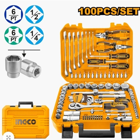Bộ 100 Món Dụng Cụ Ingco
