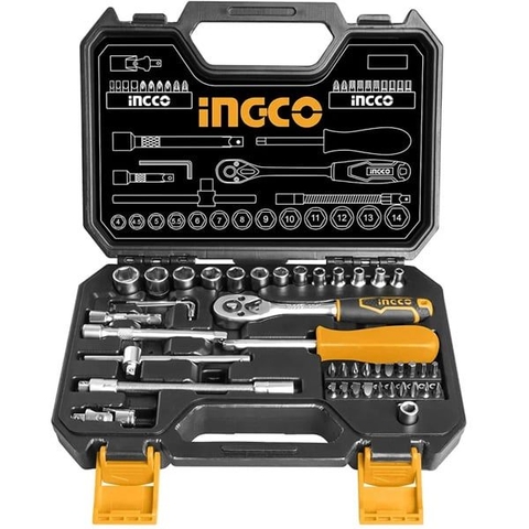 Bộ Tuýp Lục Giác 1/4 Inch 45 Chi Tiết Ingco