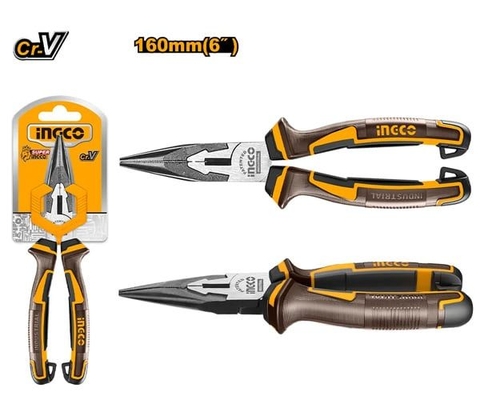 Kìm Mũi Nhọn Mỏ Dài 6 Inch/160mm Ingco