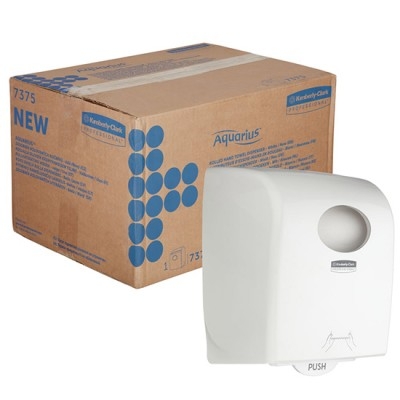 Hộp Đựng Giấy Lau Tay Kimberly Clark DISP KCP AQRS HRTPROP WHT 1X1 7375, 37.4x29.7x24.8cm