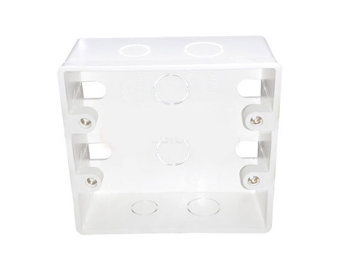 Hộp Nhựa Âm Tường Dùng Cho Mặt Đôi MPE A157N2, 106x110x40mm, 75 Cái/Thùng