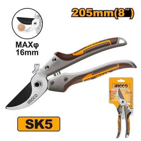 Kéo Cắt Tỉa Cành 8 Inch/ 200mm Ingco