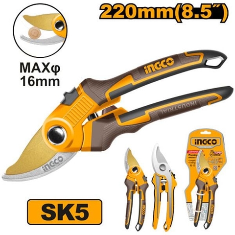 Kéo Cắt Tỉa Cành 8.5 Inch/ 220mm Ingco