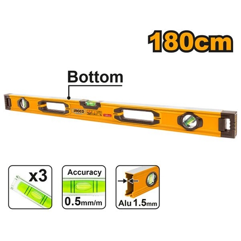 Thước Thủy 180cm Ingco