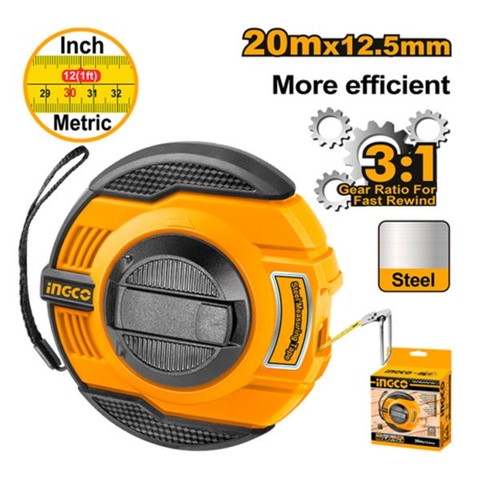 Thước Kéo Thép 20m Ingco