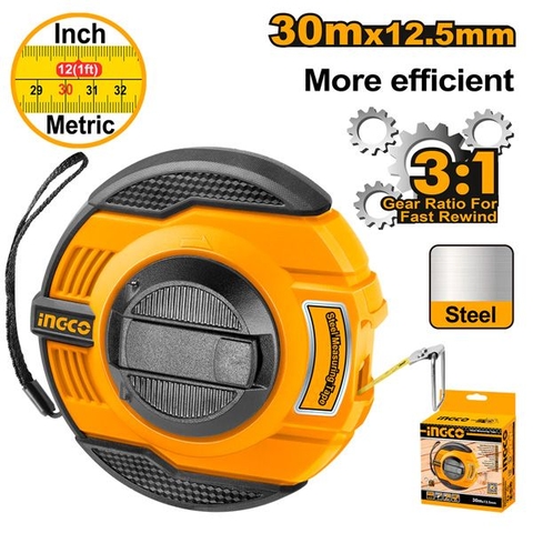 Thước Kéo Thép 30m Ingco