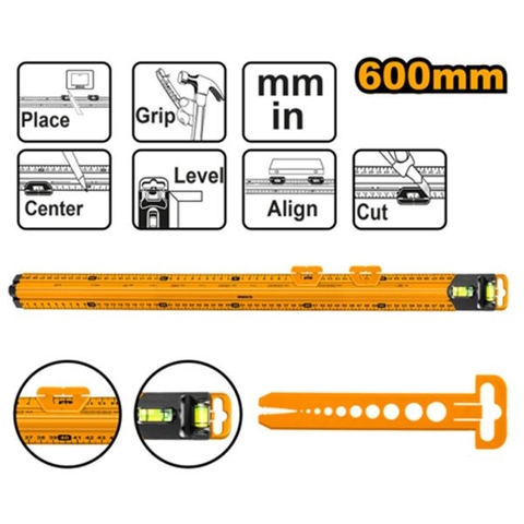 Thước Nhôm Định Vị 60cm Ingco