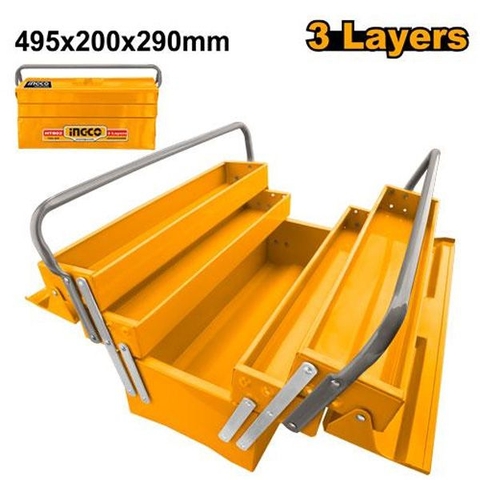 Thùng Đựng Đồ Nghề 3 Tầng 495x200x290mm Ingco