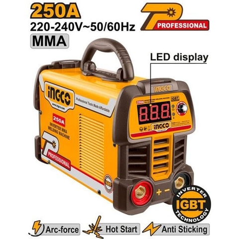 Máy Hàn Điện Tử MMA 250A INGCO