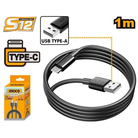 Dây Cáp Sạc USB Type-A Sang Type-C Dài 1m INGCO