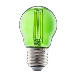 LED Bulb Filament Màu Xanh Lá 2.5W 6100K MPE FLM-3GR, 45 x 78mm, 1 Cái/Hộp, 100 Cái/Thùng