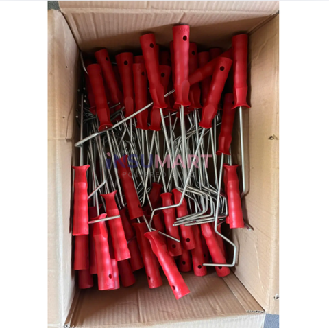 Cán Lăn Sơn Việt Mỹ CL40, 40cm, Màu Đỏ (Không Gồm Bông Lăn Sơn)