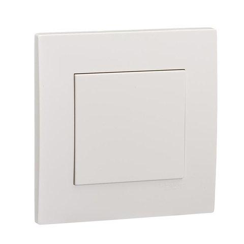 Mặt Che Trơn Đơn Vivace Schneider KB30_WE, 86x86mm, Màu Trắng, 15 Cái / Hộp, 150 Cái / Thùng